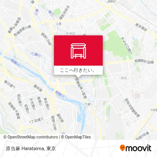 原当麻 Harataima地図