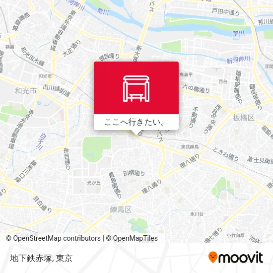 地下鉄赤塚地図