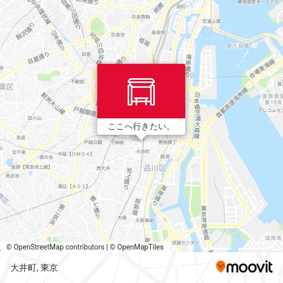 大井町地図