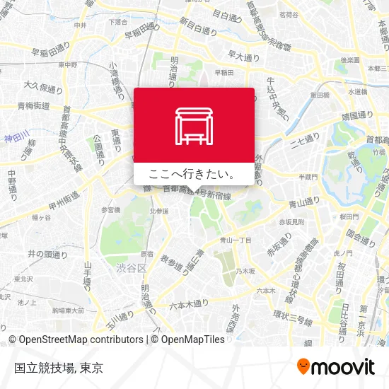 国立競技場地図