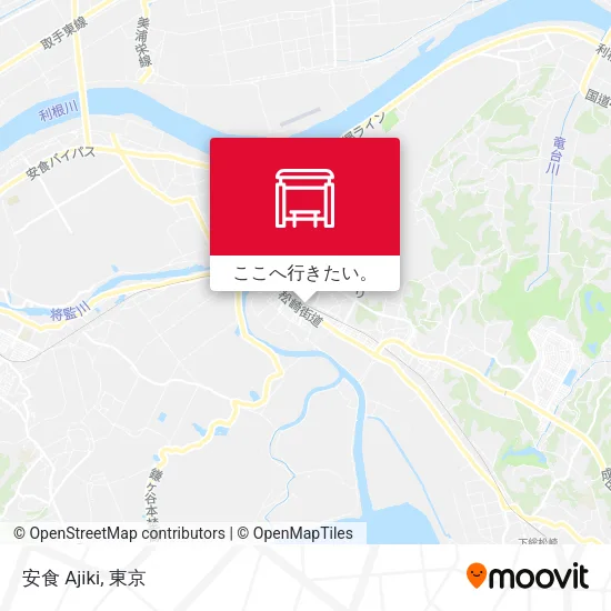 安食 Ajiki地図