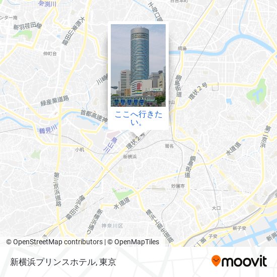 新横浜プリンスホテル地図