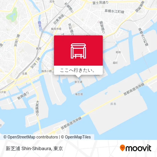 新芝浦 Shin-Shibaura地図