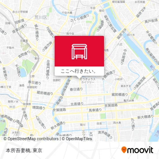 本所吾妻橋地図