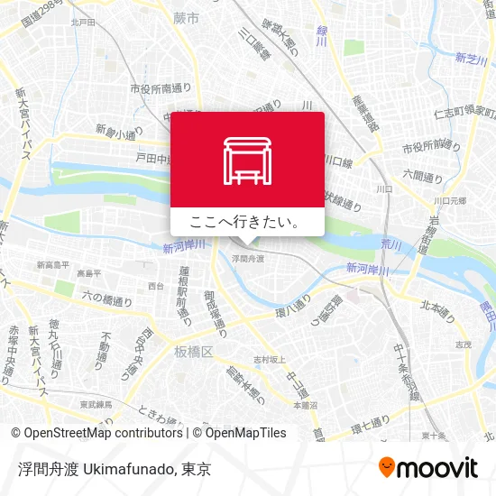 浮間舟渡 Ukimafunado地図