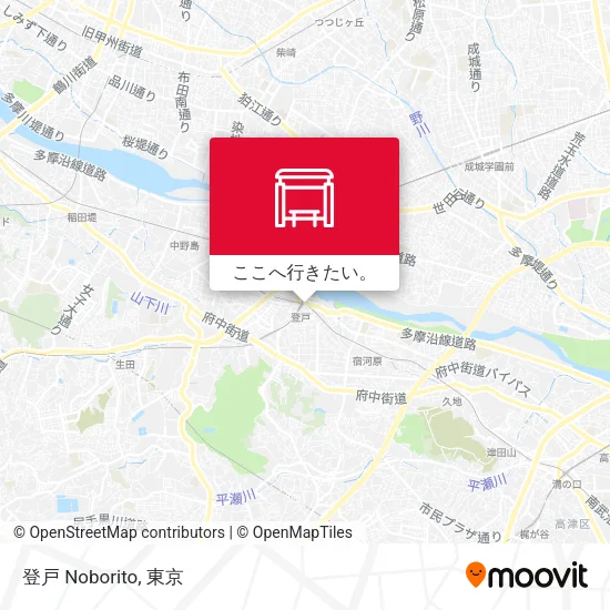 登戸 Noborito地図