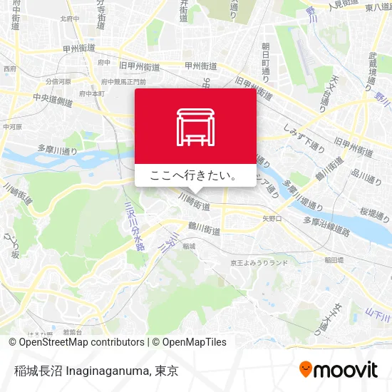 稲城長沼 Inaginaganuma地図