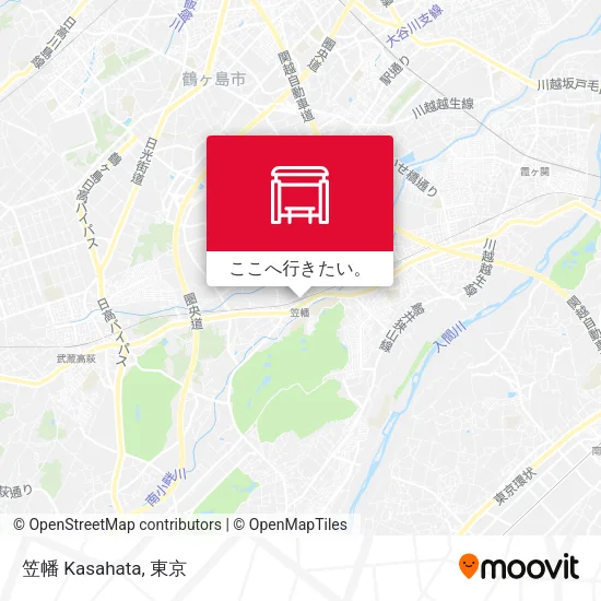 笠幡 Kasahata地図