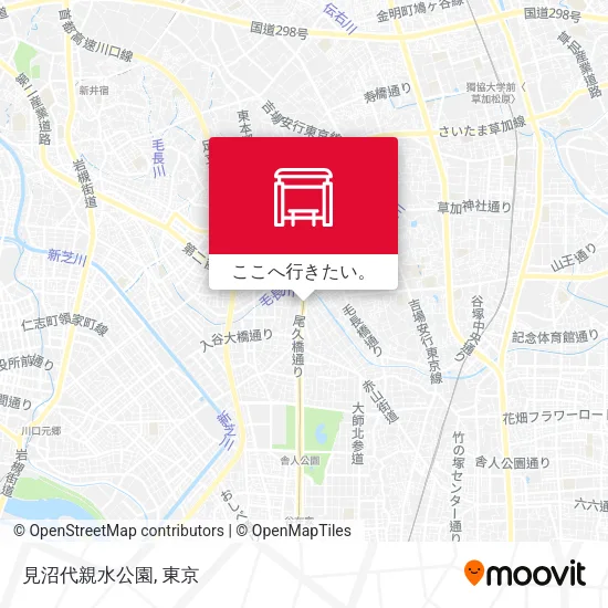 見沼代親水公園地図