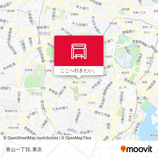 青山一丁目地図