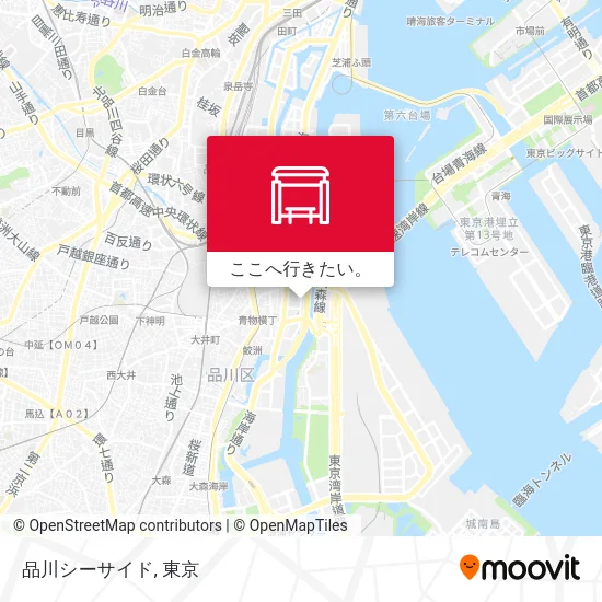 品川シーサイド地図