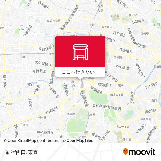 新宿西口地図