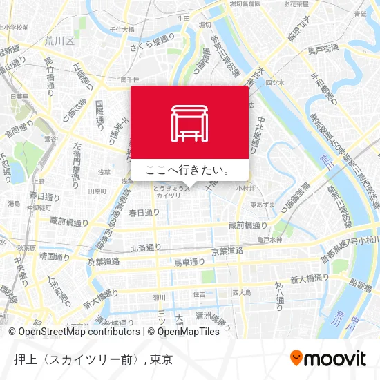 押上〈スカイツリー前〉地図