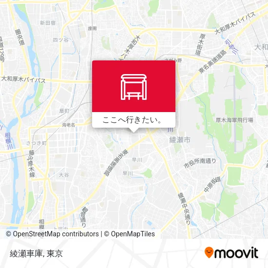 綾瀬車庫地図