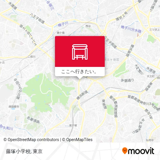 藤塚小学校地図