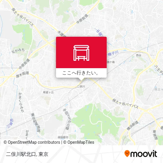 二俣川駅北口地図