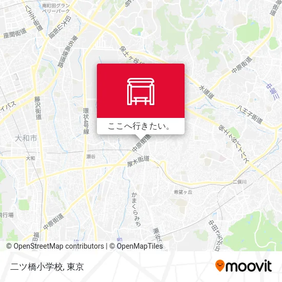 二ツ橋小学校地図