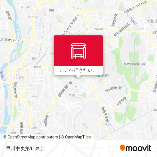 早川中央第1地図