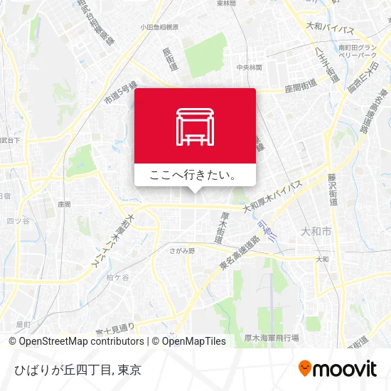 ひばりが丘四丁目地図