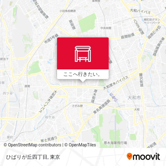 ひばりが丘四丁目地図