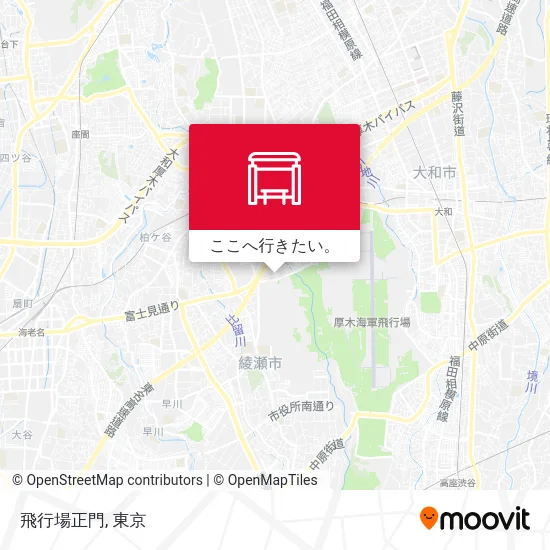 飛行場正門地図