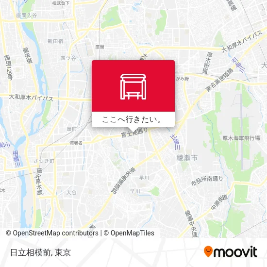 日立相模前地図