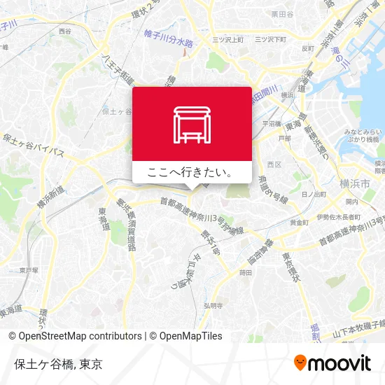 保土ケ谷橋地図