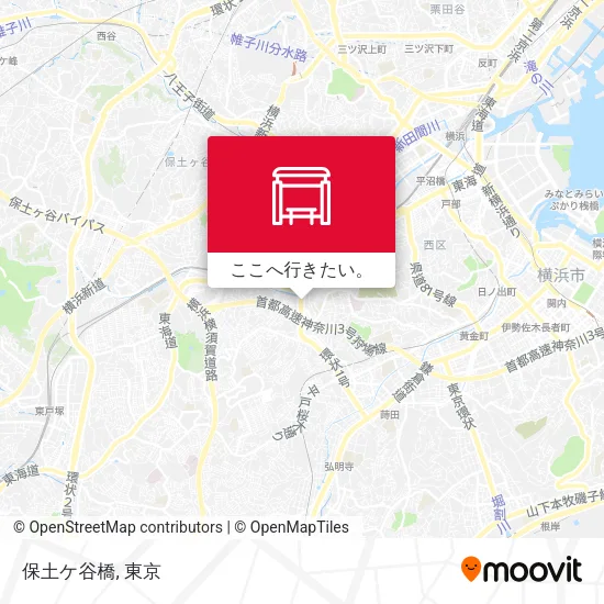 保土ケ谷橋地図