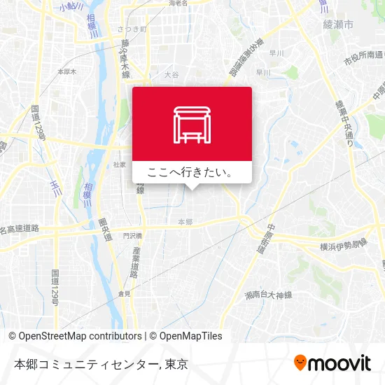 本郷コミュニティセンター地図