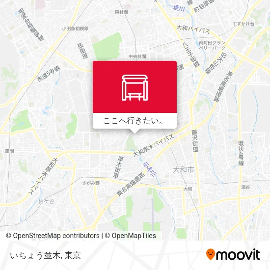 いちょう並木地図