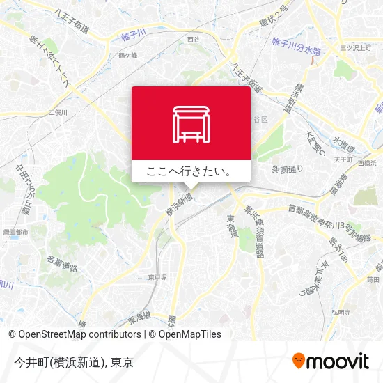 今井町(横浜新道)地図