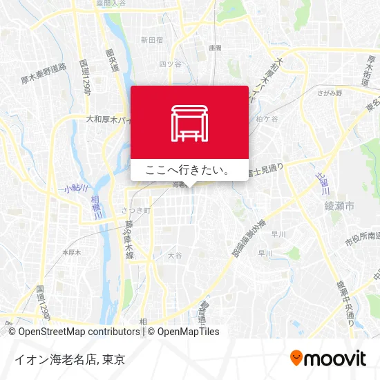 イオン海老名店地図