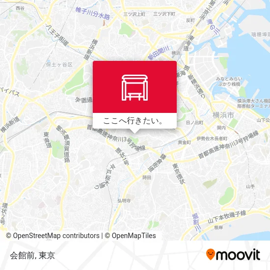 会館前地図
