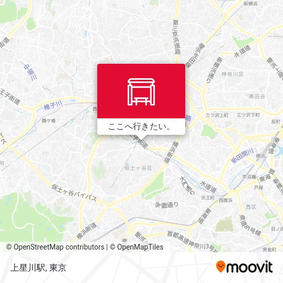 上星川駅地図