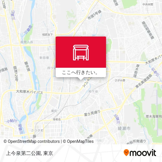 上今泉第二公園地図
