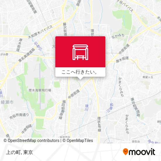 上の町地図