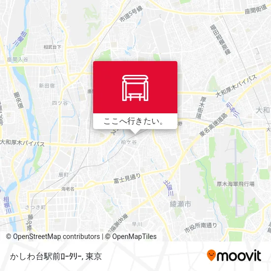 かしわ台駅前ﾛｰﾀﾘｰ地図