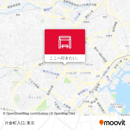 片倉町入口地図
