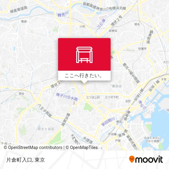 片倉町入口地図