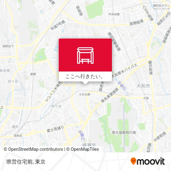 県営住宅前地図