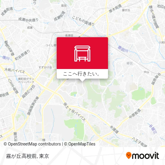 霧が丘高校前地図