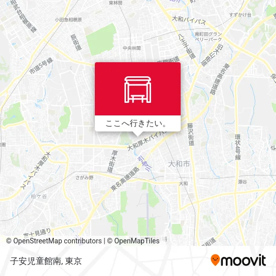 子安児童館南地図