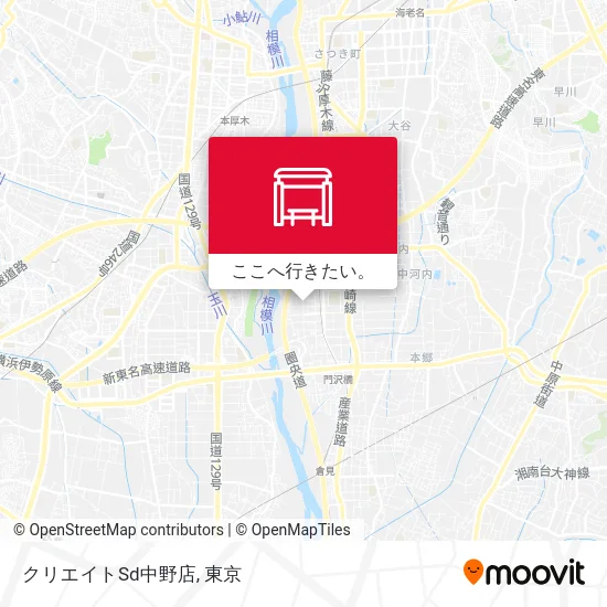 クリエイトSd中野店地図
