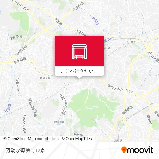 万騎が原第1地図