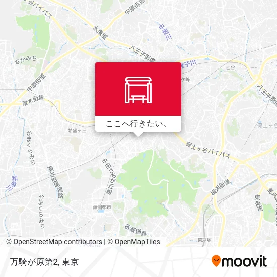 万騎が原第2地図