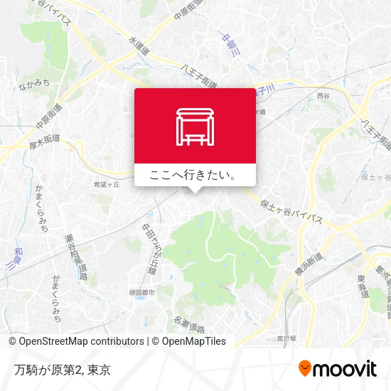 万騎が原第2地図