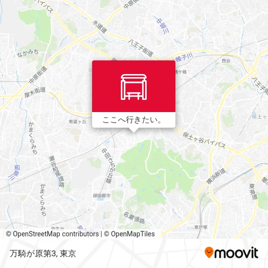 万騎が原第3地図