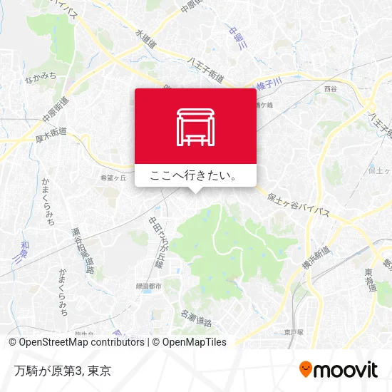 万騎が原第3地図