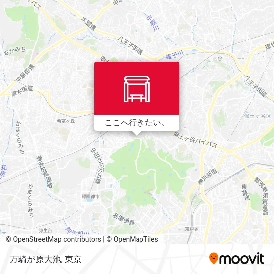 万騎が原大池地図