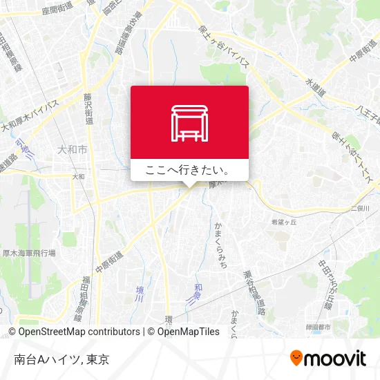 南台Aハイツ地図